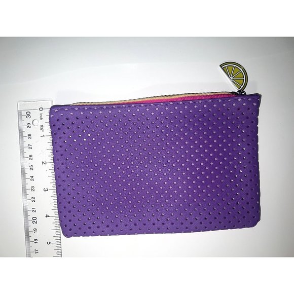 NWOT Ipsy Cosmetic Bag - Purple Mesh - Picture 6 of 7
